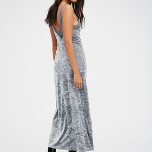 Free People Velvet Sheer-Mesh Trim Slip